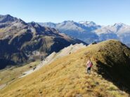 Sulla dorsale del Petit Argentier