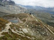Sopra il rifugio.