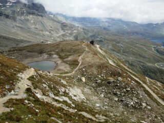 Sopra il rifugio.