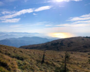 Panorama verso il mare dal bivacco A.Bellani (Monte Penello)