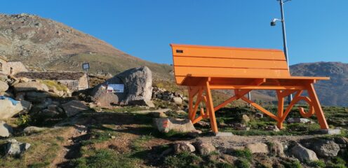  Panchina gigante alla'Alpe Pinalba