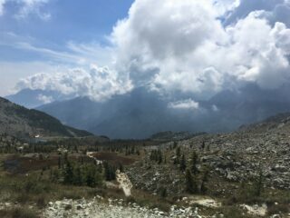 Vista dal colle del Lago Bianco (lato Champorcher)