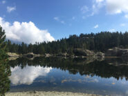 Il lago della Servaz, sul sentiero di salita