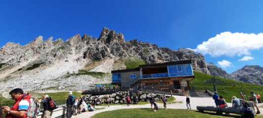 Il rifugio Dantercepies 