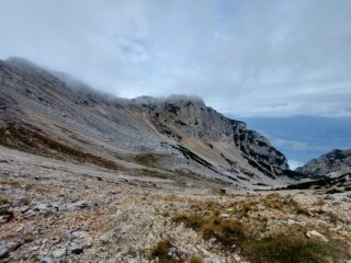 Monte Baldo. Panorama verso il Lago di Garda.