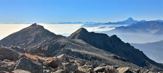 Il Robinet scendendo dal Rocciavrè
