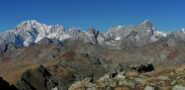 Panorama sul Bianco e Grandes Jorasses