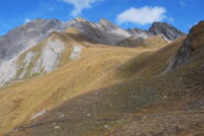 La cresta col Mont Chichet vista salendo
