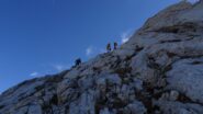 Discesa cresta Nord