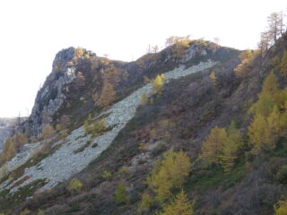 la rocca vista scendendo
