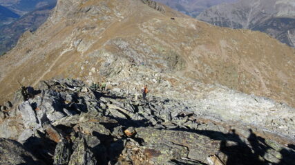 dal Mont Mary verso il colle di Viou