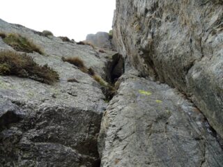 Il camino di L3 da sotto