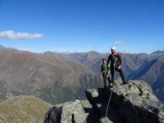 Panorama dalla cresta finale