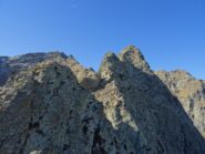 Ultimi gendarmi verso la cima