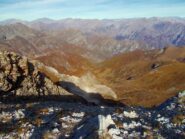 dalla cima vista sulla Val Pellice