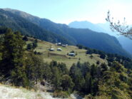 alpeggi di Poet Morand salendo verso col des Gondrans