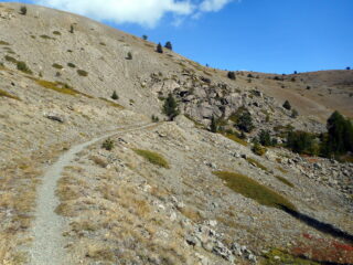lunghissimo traverso in direzione lac Noir