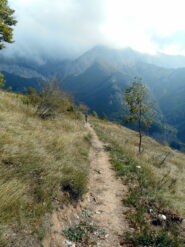 salendo verso pian di Funs