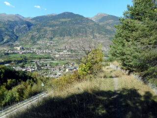 in vista di Aymavilles