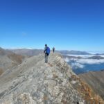 La crestina sommitale del Lungin