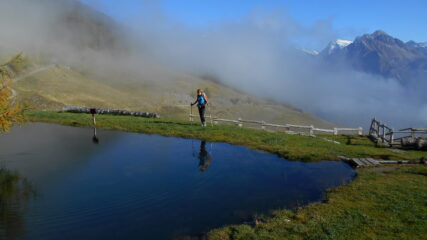 Il laghetto del rifugio