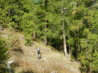 sul sentiero verso Rocher de Roure
