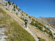 sentiero stretto ed esposto