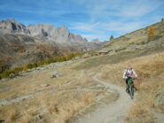 tratto pedalabile verso il Lac Laramon