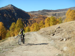 Col de Granon sullo sfondo, a sinistra