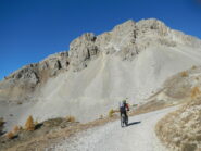il bel tratto a mezza costa verso il Col de Granon