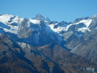 Dal Col de Granon vista sugli Ecrins 