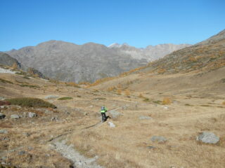 la discesa nel Vallone Buffère