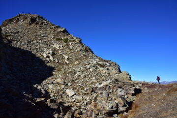 Verso la vetta del Tibert