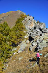 Ultimo tratto verso la Rocca Corna Est