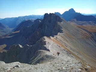Il traverso scendendo dalla Viraysse