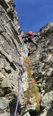 nel diedro in spaccata..