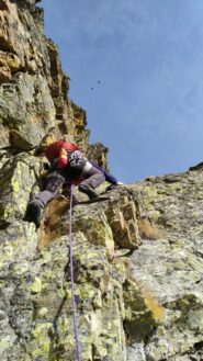 ultimi sforzi nella rampa finale..