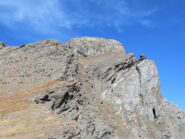 La cima vista salendo da sud