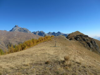 dal Colle del Rastel il Peyron e il Monviso