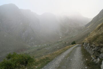 arrivando a Licony comincia a nevicare