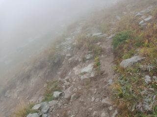 smottamento sentiero