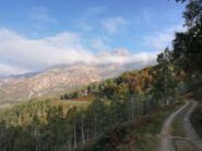 Mucrone alla partenza. Ben visibile la croce.