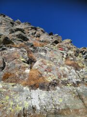 Muretto prima del filo di cresta