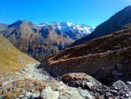 tratto leggermente franato del Rio Gran Val