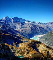 La fortuna di una giornata così limpida in autunno, dalla Bocchetta verso i laghi