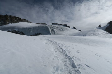 comoda traccia di salita