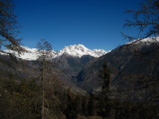 Vista verso la zona del Monrion 