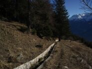 Sentiero e ru, nei pressi di Chacotteyes