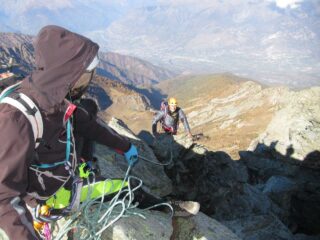 quasi arrivati - sopra al secondo salto (ultima difficoltà)