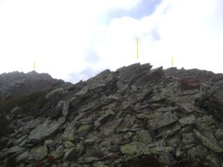 le tre quote di vetta che paiono avere la stessa altezza